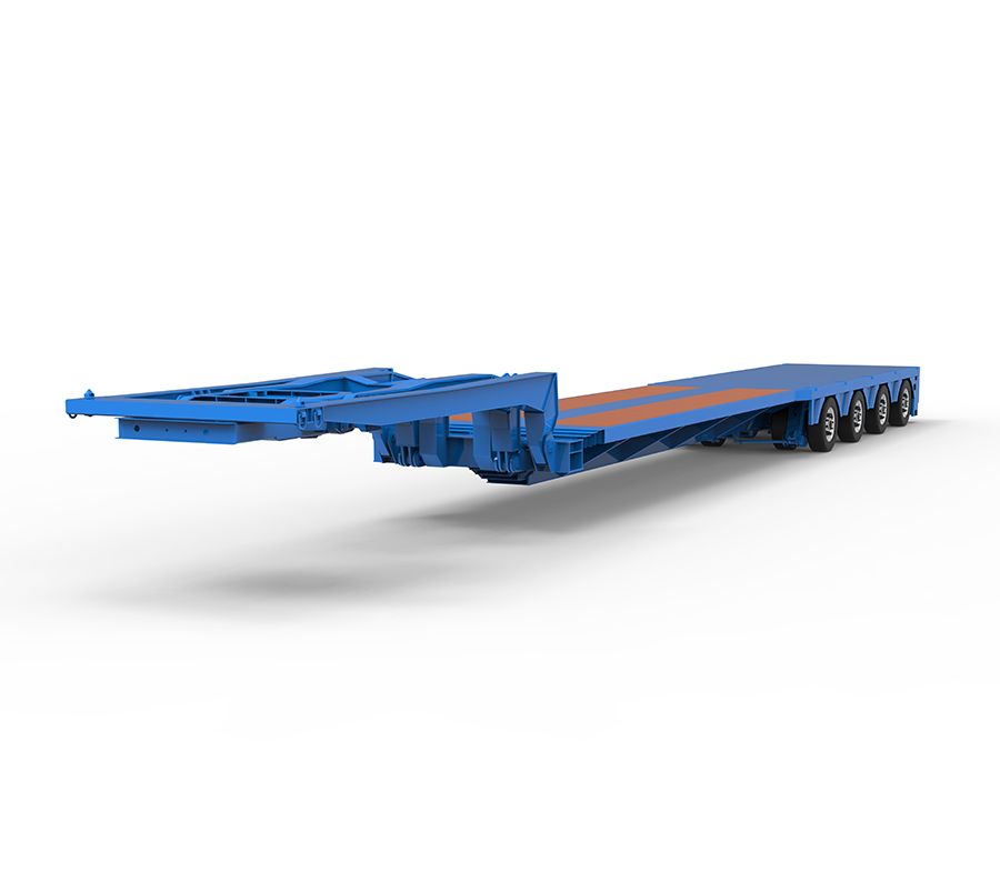FST-B1 GOOSENECK LOSTACK LOW Flatbed Semi-Trailer
